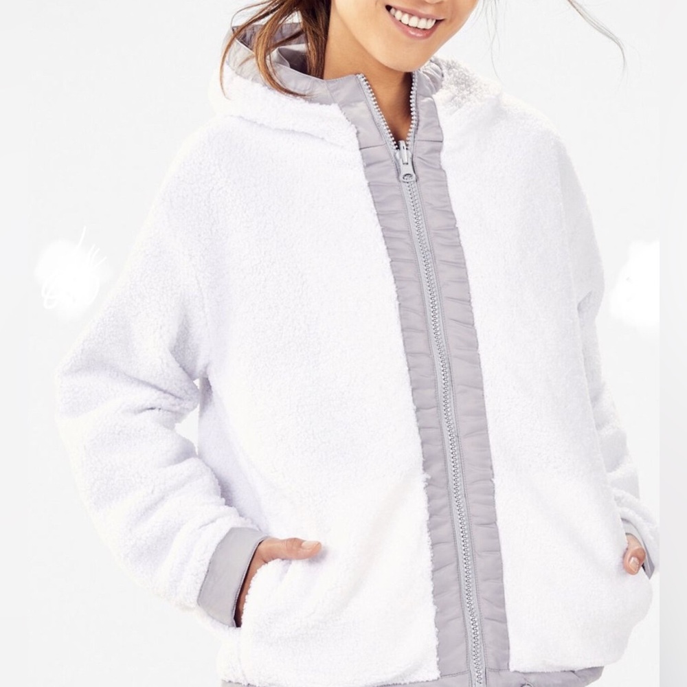 Fabletics Hooded  Reversible Warm Jacket XS